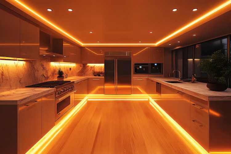 Taśma LED COB Neon 12V - 528D - 15W/m -IP20 - 5m - 1650lm - barwa ciepła