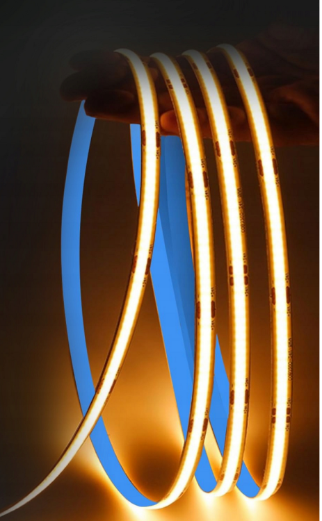 Taśma LED COB Neon 12V - 528D - 15W/m -IP20 - 5m - 1650lm - barwa ciepła