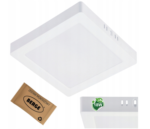 Plafon LED Lampa Natynkowa 18W 4000K
