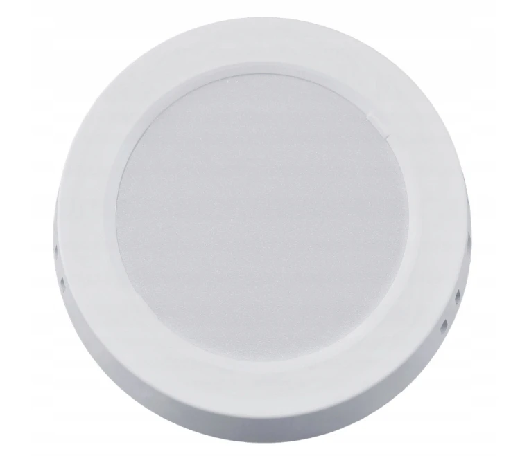 Panel LED natynkowy okrągły 6W - 660lm - barwa neutralna