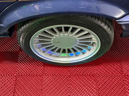 Podłoga Do Garażu Modułowa PP 40x40x1,8cm Czerwona