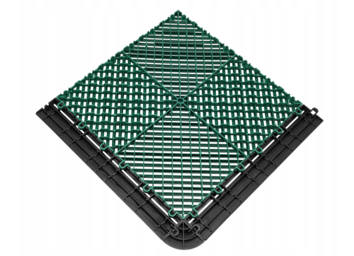 Krawędź Końcówka Czarna Do Podłogi Modułowej 40x40x1,8cm