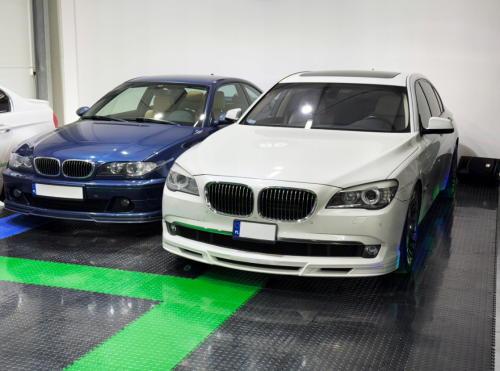 Płyta garażowa modułowa PC 50x50x0,6cm - czarna