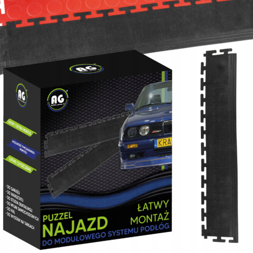 Krawędź boczna do płyty garażowej PC 50x50x0,6cm