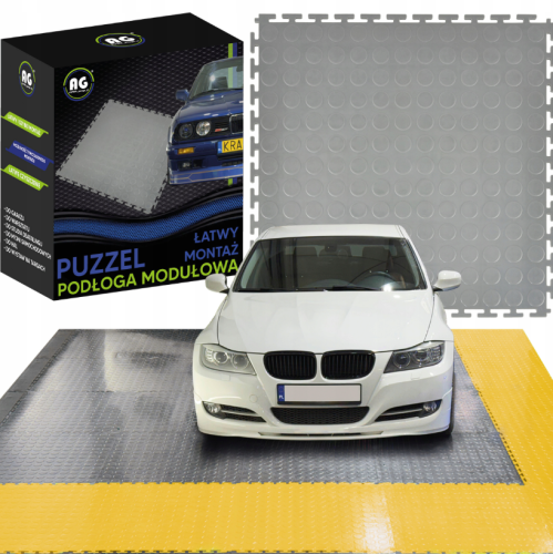 Płyta garażowa modułowa PC 50x50x0,6cm - szara