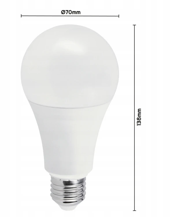 Żarówka LED E27 - A70 - 18W - 1540lm - barwa neutralna