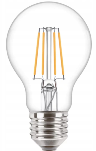 Żarówka LED Philips filament E27 - 4,3W - 470lm - 2700K - CorePro