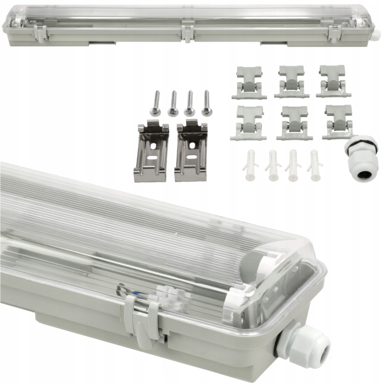 Oprawa Hermetyczna 2x120cm - IP65 - Eco Light