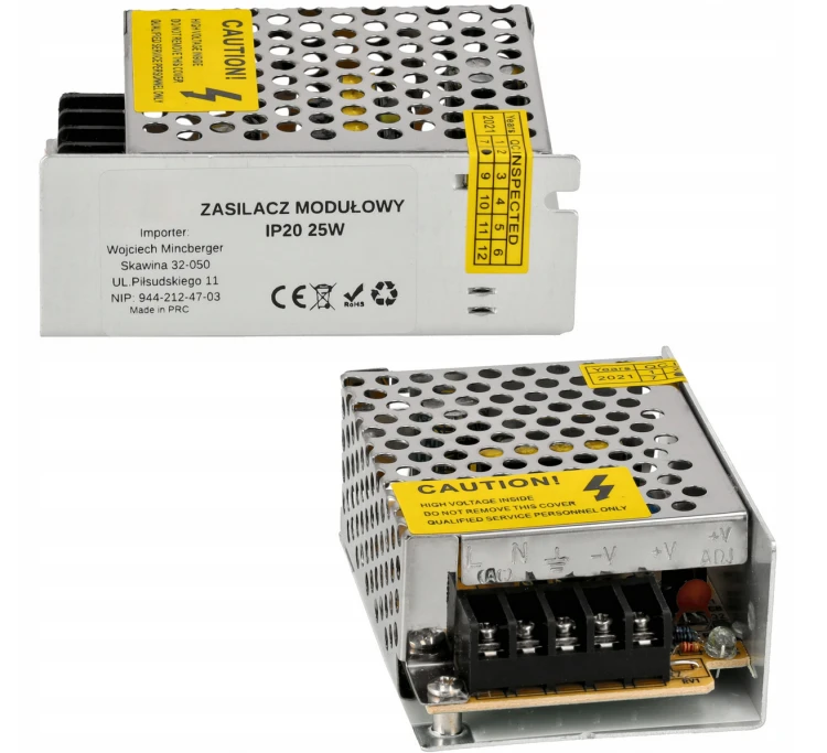 Zasilacz modułowy LED 12V - 25W - 2,08A - IP20