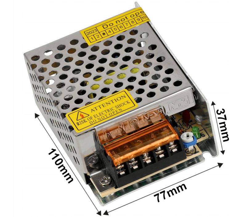 Zasilacz LED modułowy 12V - 60W - 5A - IP20