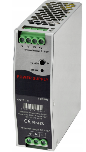 Zasilacz LED na szynę DIN 24V - 120W - 5A