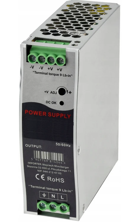 Zasilacz LED na szynę DIN 24V - 120W - 5A