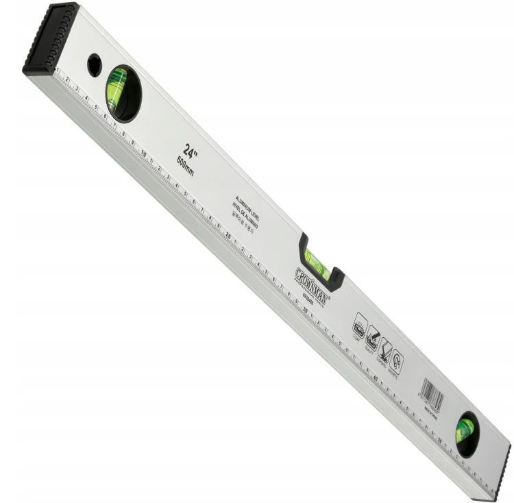 Poziomica aluminiowa 60cm z magnesem