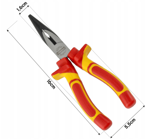Szczypce tnące wydłużone izolowane 160mm