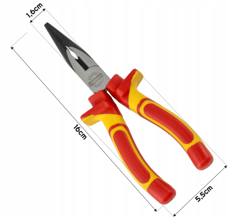 Szczypce tnące wydłużone izolowane 160mm