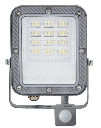 Naświetlacz LED ODYN z czujnikiem ruchu 30W - 2700lm - 4000K - IP66