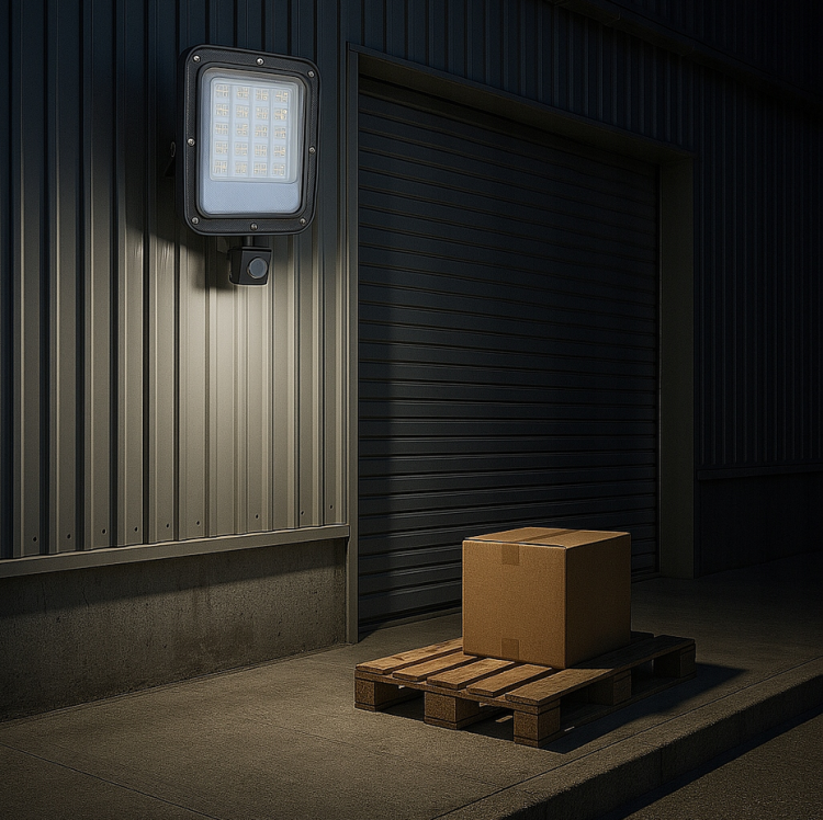 Naświetlacz LED ODYN z czujnikiem ruchu 50W - 4500lm - 4000K - IP66