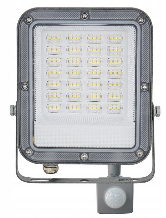 Naświetlacz LED ODYN z czujnikiem ruchu 50W - 4500lm - 4000K - IP66