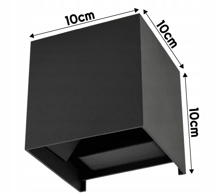Lampa elewacyjna LED ścienna 7W - 360lm - 4000K - IP65