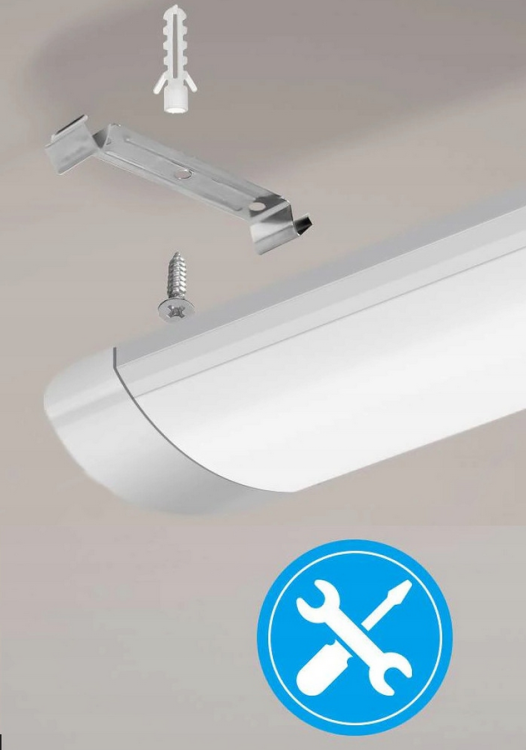 Panel LED baten 60cm - 18W - 1650lm - IP44 -4500K