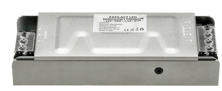Zasilacz LED modułowy Premium 24V - 60W - 2,5A - IP20