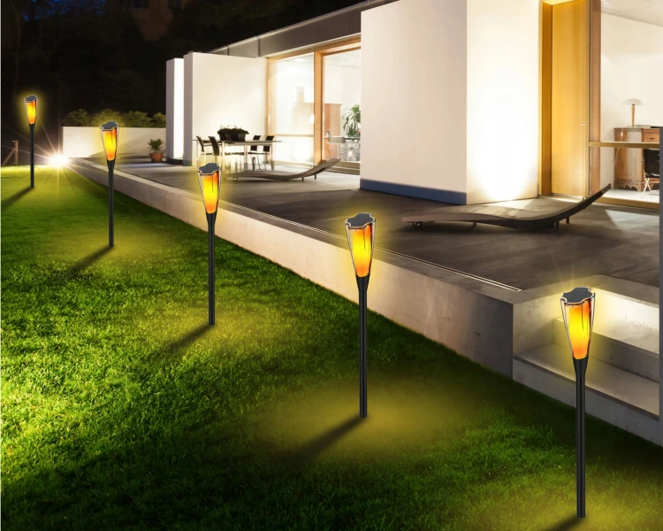 Lampa solarna LED POCHODNIA Premium IP65 - 65cm