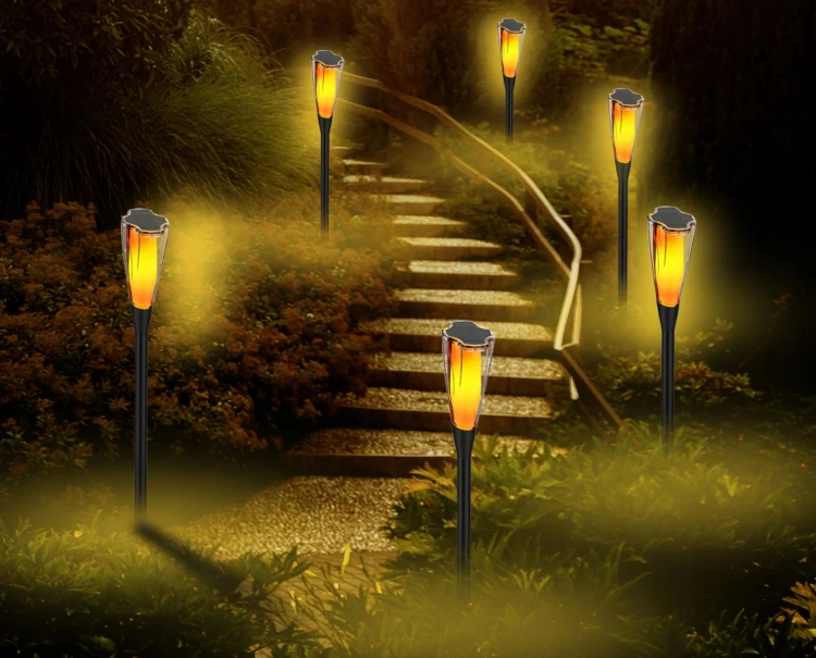 Lampa solarna LED POCHODNIA Premium IP65 - 65cm
