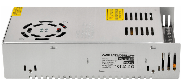 Zasilacz LED modułowy 12V - 400W - 33,33A - IP20