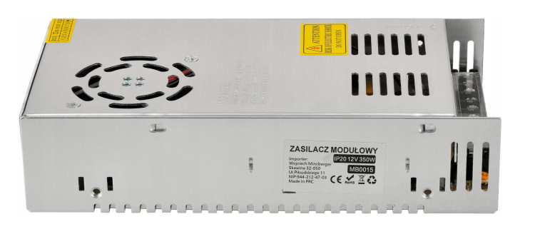 Zasilacz LED modułowy 12V - 600W - 50A - IP20