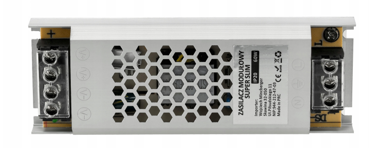Zasilacz modułowy LED Super Slim - 24V - 60W - 2,5A - IP20