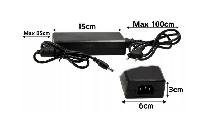 Zasilacz wtyczkowy DESKTOP - 12V - 120W - 10A