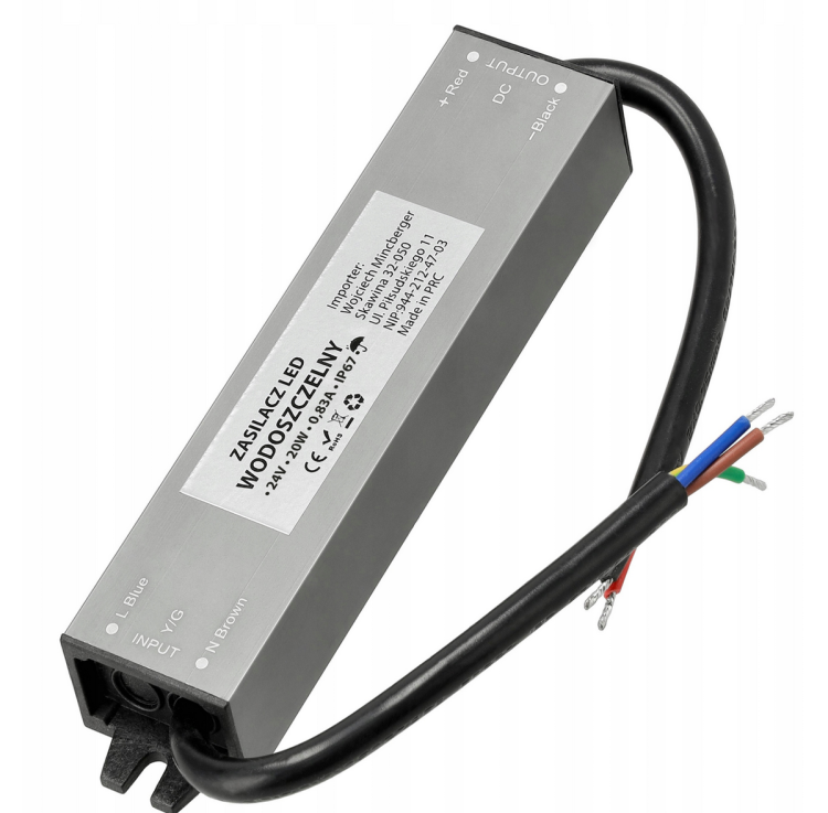 Zasilacz LED hermetyczny - 24V - 300W - 12,5A - IP67