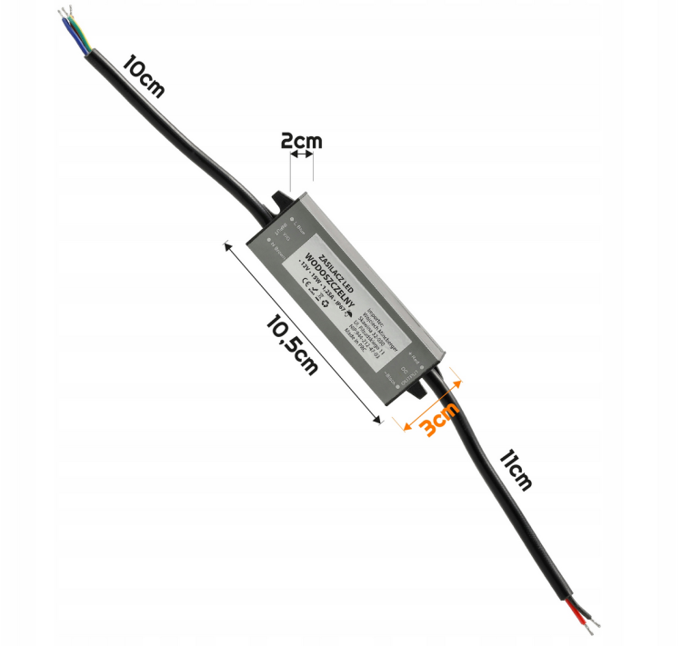 Zasilacz LED hermetyczny - 12V - 15W - 1,25A - IP67