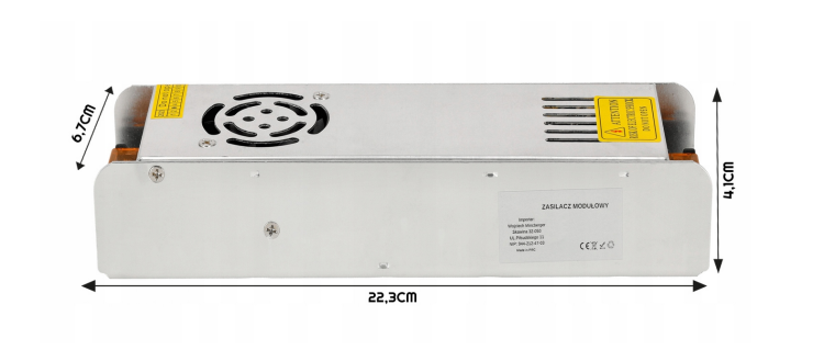 Zasilacz LED slim 24V - 500W - 20,83A - IP20
