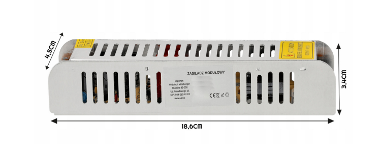 Zasilacz LED slim 24V - 120W - 5A - IP20