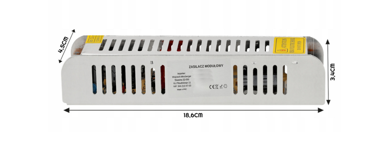 Zasilacz LED slim 24V - 100W - 4,17A - IP20