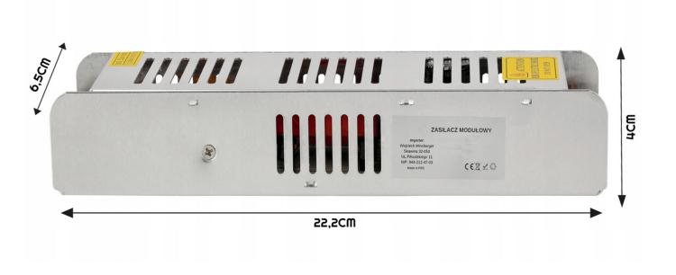 Zasilacz LED slim 12V - 250W - 20,83A - IP20