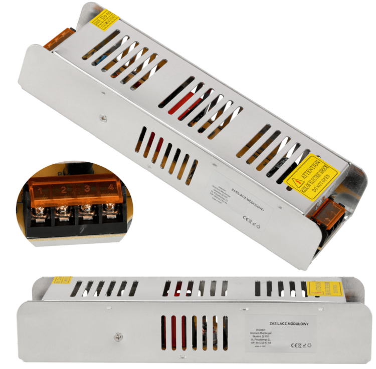 Zasilacz LED slim 12V - 200W - 16,67A - IP20
