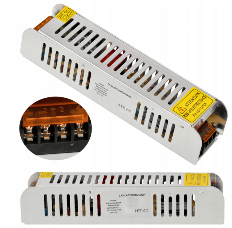 Zasilacz LED slim 12V - 120W - 10A - IP20