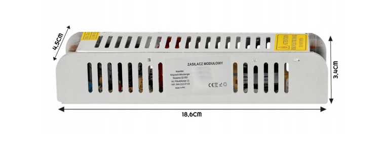 Zasilacz LED slim 12V - 100W - 8,33A - IP20