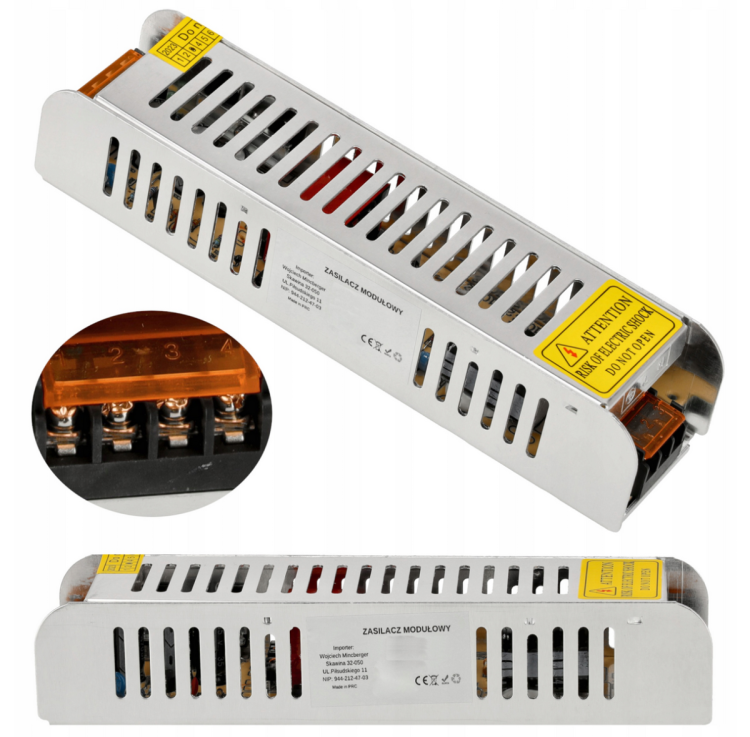 Zasilacz LED slim 12V - 100W - 8,33A - IP20