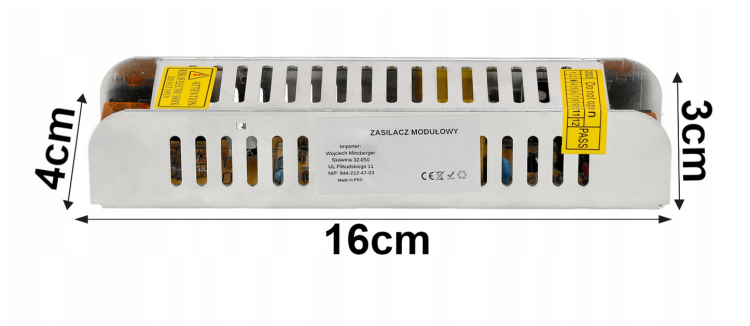 Zasilacz LED slim 12V - 60W - 5A - IP20
