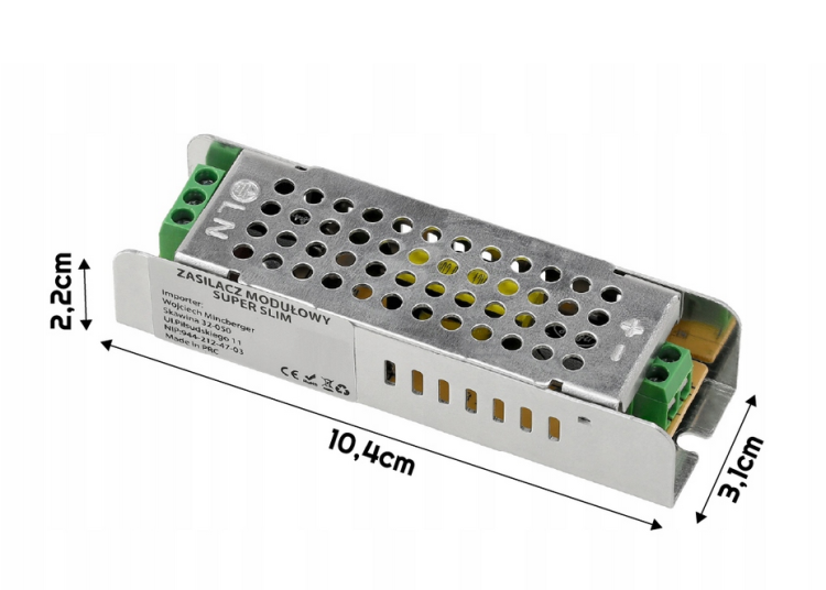 Zasilacz LED slim 12V - 36W - 3A - IP20