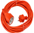Przedłużacz 230V 15M pomarańczowy 2x1mm2 13A 2000W