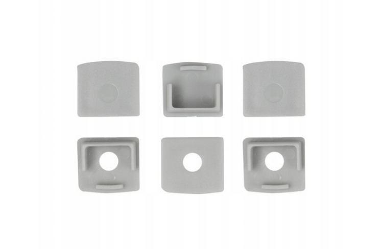 Profil LED Aluminiowy 3m wpuszczany - ZESTAW