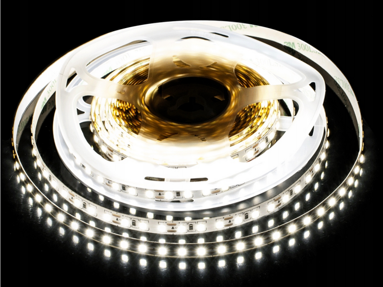 Taśma LED 2835 12V - 4,8W - IP20 - 5M - barwa neutralna