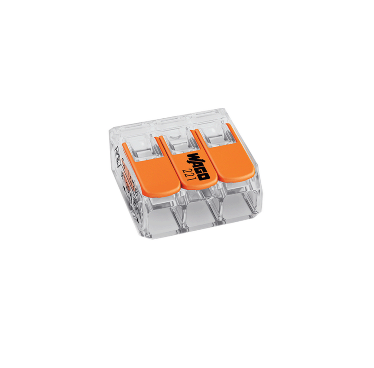WAGO złączka compact 3 x 0,14 - 4mm 221-413