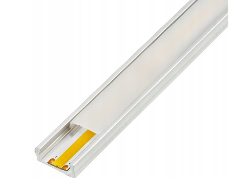 Profil LED Aluminiowy 2m natynkowy - ZESTAW