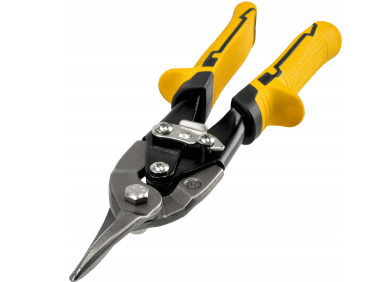 Nożyce do cięcia blachy metalu stali 250mm proste CrV