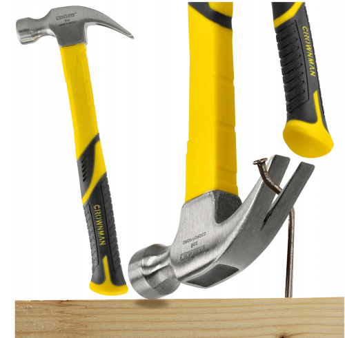 Młotek Ciesielski Stolarski 250g z plastikowym trzonkiem